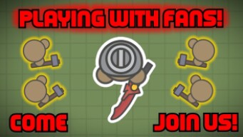 Playing Moomoo.io Live WIth Fans! JOIN TO PLAY!