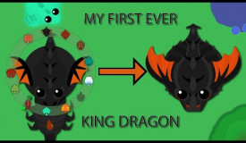 mope.io: MY FIRST EVER KING DRAGON