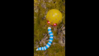pacman robot vs Slither io #shorts