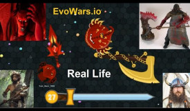 EvoWars.io All Evolutions - in Real Life