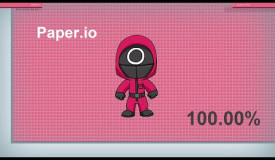 Paper.io [Squid Game] Map Control: 100.00%