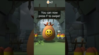 Pablo shows off the new MELEE weapon! - Shell Shockers #shorts #fyp