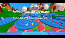 lolbeans.io All 15 maps speedrun compilation
