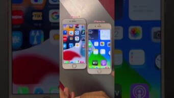 Comparison iPhone 7 vs iPhone 6s on Slither.io #shorts