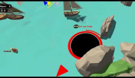 were hiding from the pirates, hole.io