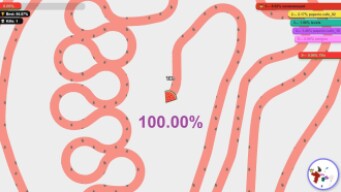 Paper.io 2 [Watermelon.io] Map Control: 100.00%