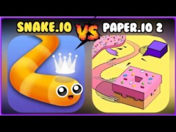 Snake.Io Vs Paper.Io 2 Game Comparison!
