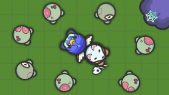 I survived a zombie apocalypse in ZombsRoyale!!