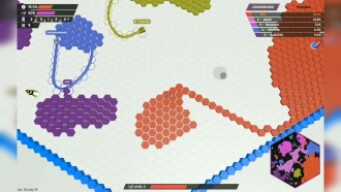 How to play - Hexanaut.io [Superhex.io] Map management. 100 %