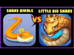 Snake Rivals Vs Little Big Snake Game Comparison!