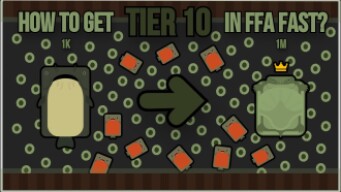 Fastest Way to Get Tier 10 [FFA] | Deeeep.io