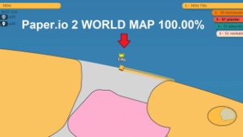Paper.io 2 WORLD MAP Map Control: 100.00% EPIC