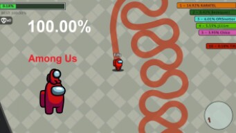 Paper.io 2 [Amogus.io] Map Control: 100.00% Among Us EPIC imposter