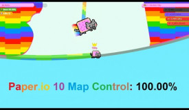 Paper.io 10 Map Control: 100.00%