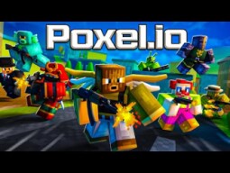 This is me trying out the BETA of the new game Poxel.io