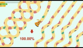 Paper.io 10 Map Control: 100.00% [Pizza]