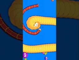 Worms Zone io Little big snake game video #shorts #snake #game #wormszone #gameplay